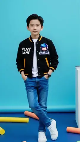 Jaket anak Roblox Baseball Untuk anak laki laki dan perempuan usia 2-12 THN #jaketanak #bajuanak #jaketanakviral #jaketbaseball #ootdkids 