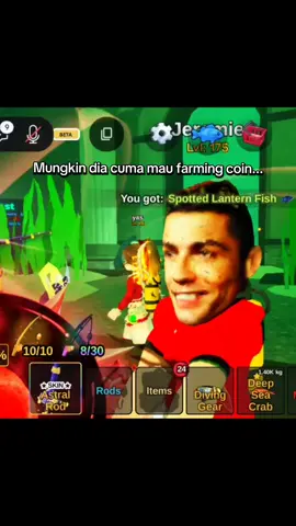 siapa yang ngasih dia diving gear😭 #roblox #fyp #talonkikir #fishit #robloxfunny 