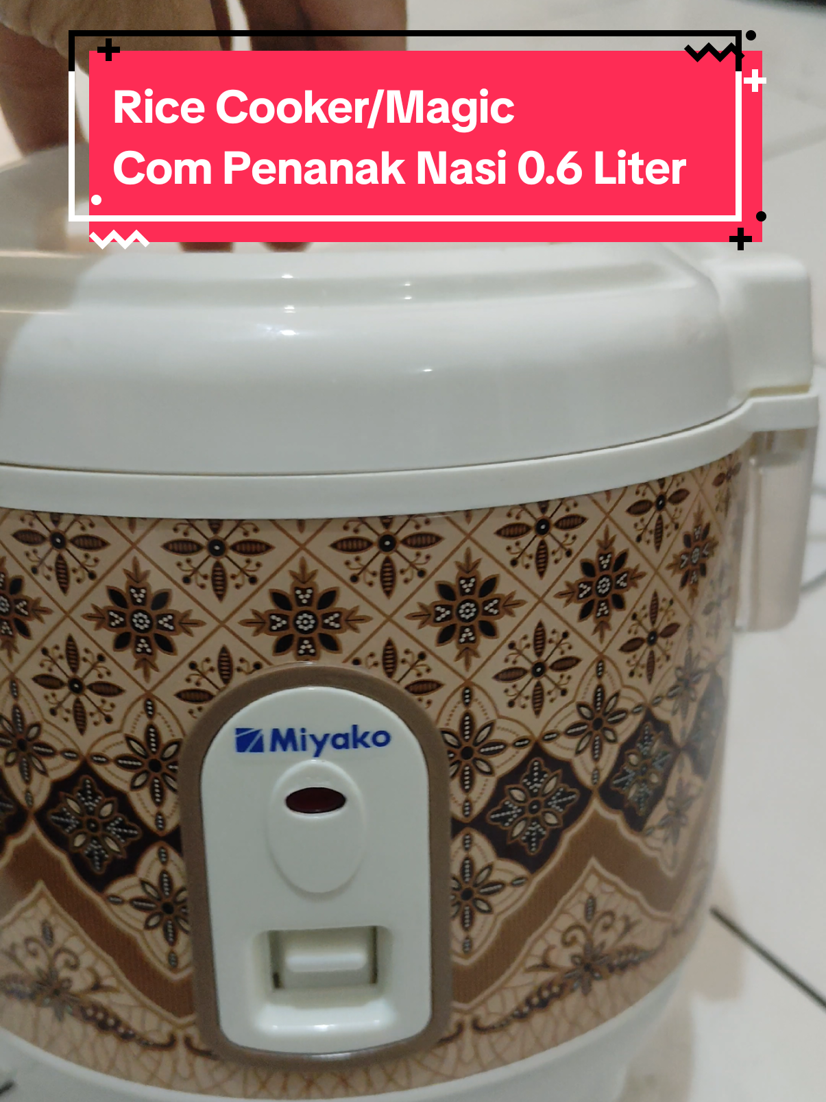 Rice Cooker/Magic Com Penanak Nasi 0.6 Liter Miyako PSG607#magiccom #anakkos 
