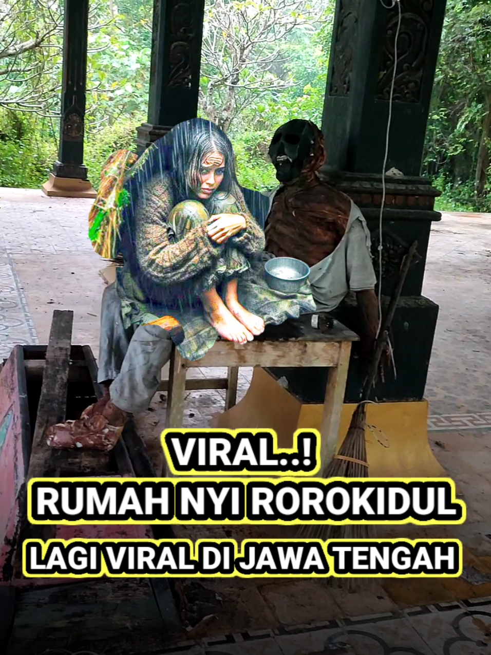 Viral..! Rumah nyi roro kidul penuh demit #gempar #fyp #viral #yanglagiviral #bongkotanpring 