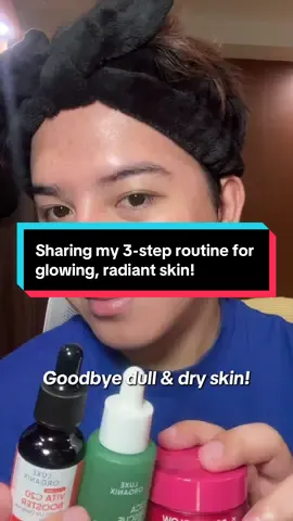 Sharing my 3-step routine for glowing, radiant skin! #FirstClassGlow #SkincareRoutine #SkincareTips #Serums #Vitamin 