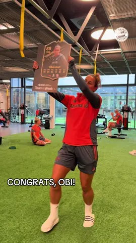 𝗧𝗲𝗮𝗺 𝗼𝗳 𝘁𝗵𝗲 𝘄𝗲𝗲𝗸 ⚽ Congrats, @Lena Oberdorf! 👏 FCB-Frauen celebrating in style, as always. 😄 #TOTW #FC26TOTW #Oberdorf #FCBayern #woso