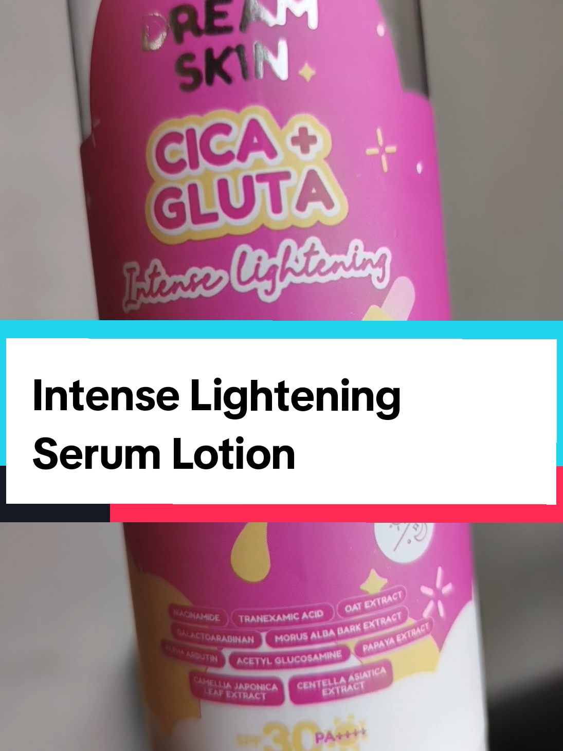 Gusto mo ng maputi, hydrated at protected na skin? Meet this Cica Gluta Intense Lightening Serum Lotion! Perfect para sa everyday glow up mo! ✨ #lighteninglotion #cicaglutalotion #serumbodylotion #glowingskin #skincarefinds 