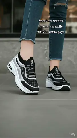 Sneakers wanita kasual versatile untuk semua gaya