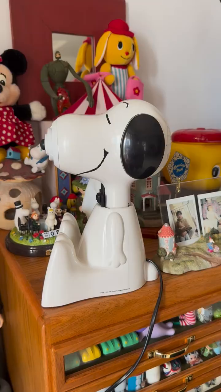 The challenge of owning 100 Snoopy items (21/100) Snoopy hair dryer #Snoopy #SnoopyHairDryer #LittleYellowBird #Peanuts #PeanutsMerchandise #SnoopyYellowBirdClock #SnoopyWallClock