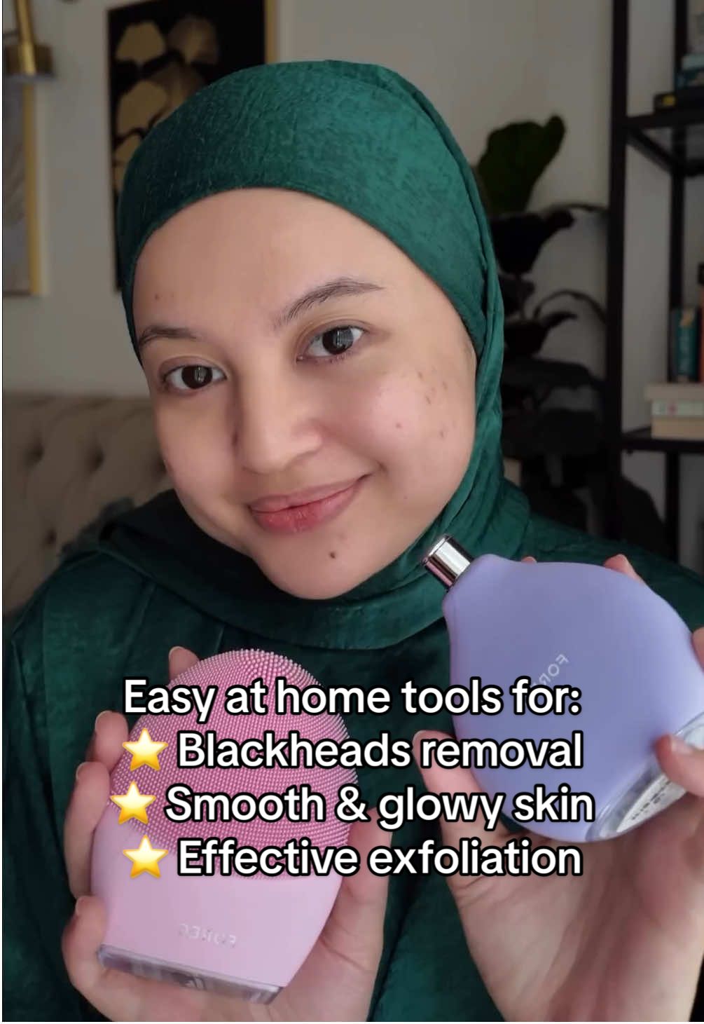 Your pores after this duo: ✨🧼 Nisha Ezzati shares her at home painless & effective solution for stubborn blackheads, whiteheads & sebaceous filaments 🫧🥝 Skip the harsh extractions 🙅🏻‍♀️ this 2-step at-home routine works every time: 👉 LUNA 4 → deep cleanse to loosen buildup + oil 👉 KIWI derma → gently suck out blackheads & sebaceous filaments  #blackheadsremover #kulitkusam #jerawat #kulitberminyak #alatkecantikan 