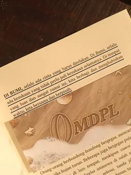 di bumi, selalu ada cinta yang harus direlakan. #0mdpl #0mdplnovel #fyp 