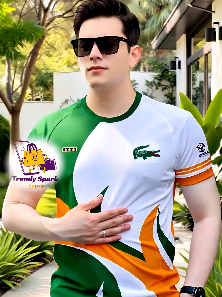 Casual Sports Fabric Men's Short-Sleeved Trendy 3D Printed Men's T-Shirt Soft Comfortable Quick-Drying Clothes. #jersey #casualoutfits #shirt #sports #trending 