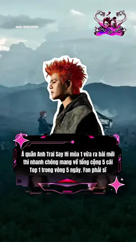 Đỉnh thiệt chỉ 5 ngày mà ảnh ôm trọn 5 cái top 1 #uabaigiday #anhtraisayhi #atsh #rhyder #sauconsuy 