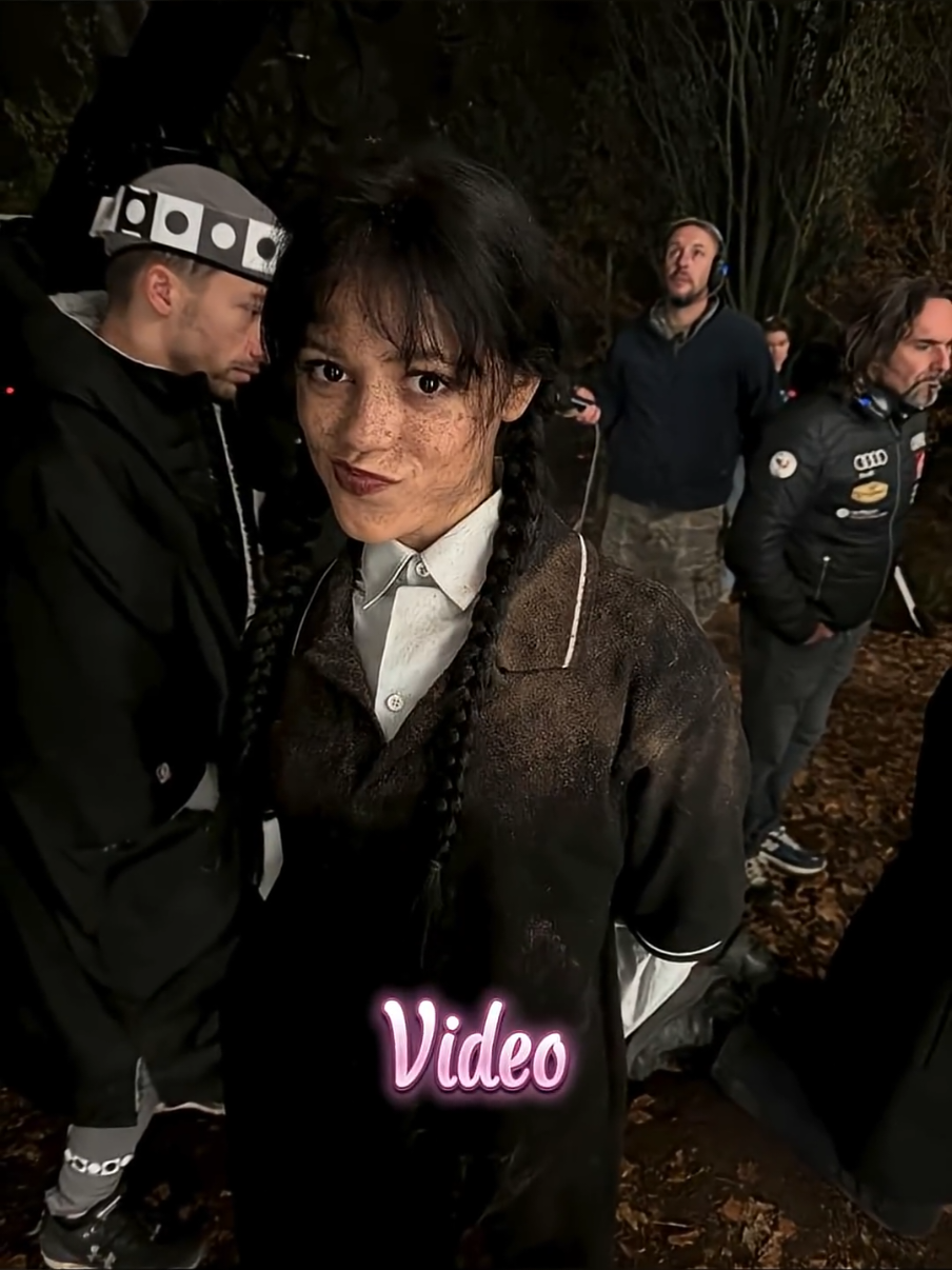 Wednesday 2.Sezon Kamera Arkası! #wednesdayseason2  #fyp #keşfet 