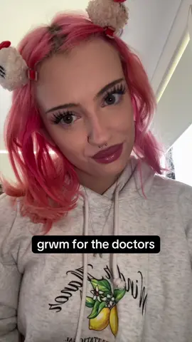 i’m always at the doctors 😭 #fyp #grwm #makeup 