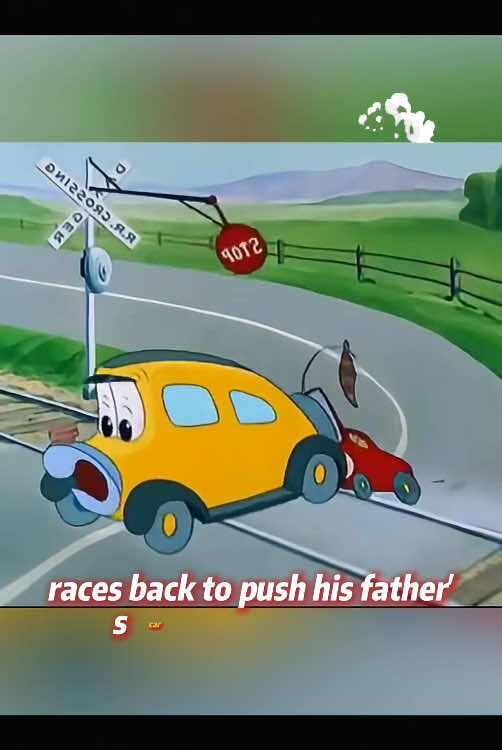Taxi son wants to be a racing car #animation #tiktok #funnyvideos #cartoon #car 