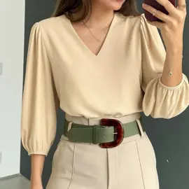 Blusa de manga 3/4 #encontreinashopee #lookfeminino #blusasdemoda #achadinhosdashopee #achadinhosdashopee 