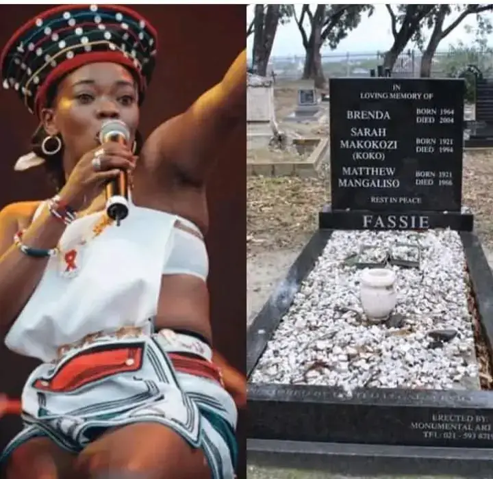 Une légende. BRENDA FASSIE (3 novembre 1964 – 9 mai 2004) était une chanteuse, compositrice, danseuse et militante sud-africaine. Le 26 avril 2004, elle s'est effondrée chez elle et a été transportée d'urgence à l'hôpital. Elle est décédée le 9 mai 2004 d'une overdose de cocaïne, à l'âge de 39 ans.