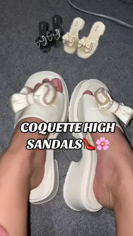 Dagdag height with this Korean heels  🎀COQUETTE HIGH HEELS SANDAL’s 👠💋 ✅affordable  ✅long lasting made with plastic materials  #highheelssandals #highheels #koreansandal #koreansandalforwomen #fyp 