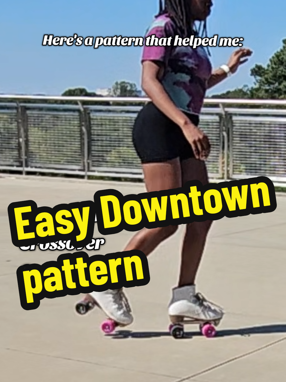 Been drilling the Downtown since the start. This move is no joke, but I’m finally starting to get the hang of it. #RollerSkating #JamSkating #DowntownMove #SkateJourney #GettingBetter #SkateTok #KeepRolling 