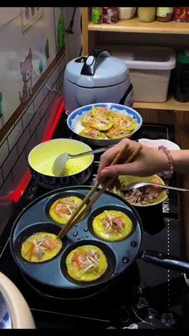 Test cái chảo xinh xinh làm bánh xèo mini #banhxeomientay #gocbep #Capcut #xuhuongtiktok 