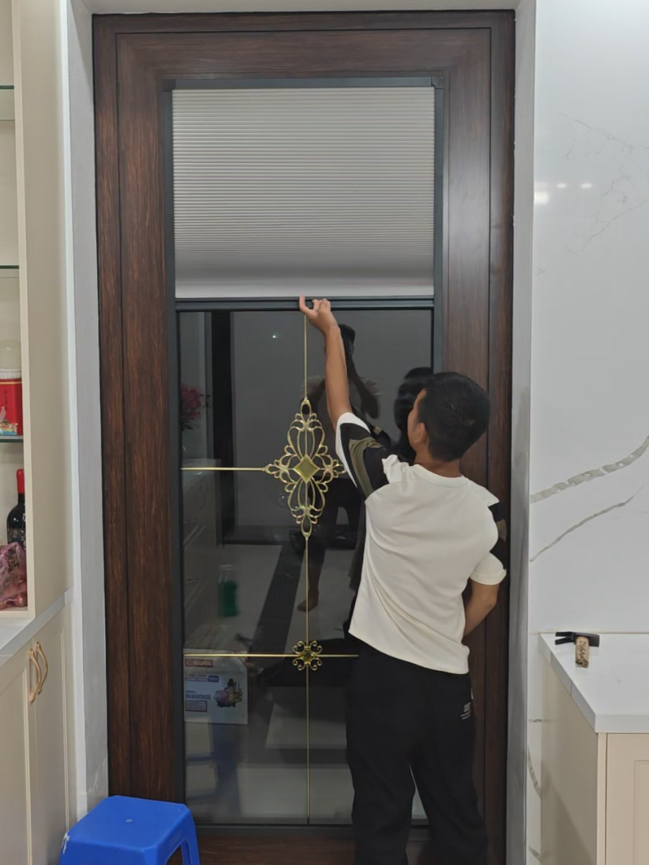 Rèm tổ ong gắn trên kính! rễ dàng sử dụng, độ bền cao #rèmtudong #remtoong #vachtoong 