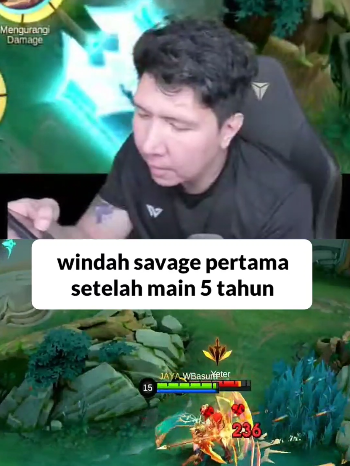 Windah ternyata baru savage selama ini #MLBBNEXT2025 #NEXTJagoanMabar #MLBBObsidia #MLBB #windahbasudara 
