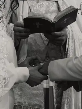 “Real love is sacred — two hearts united in faith, blessed by God, and made beautiful in His grace.” #catholicwedding #catholic 