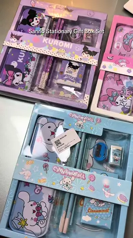 Ang cute at ang mura lang perfect pang gift 😍 #sanrio #sanriostationarysets #giftbox #giftidea 