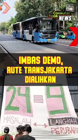 Ada pengalihan rute Transjakarta hari ini nih! #CommuterRoom #InfoCommuters #TransJakarta 