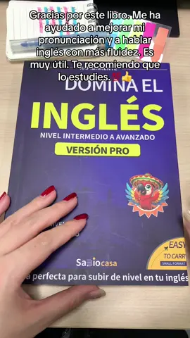 Gracias por este libro. Me ha ayudado a mejorar mi pronunciación y a hablar inglés con más fluidez. Es muy útil. Te recomiendo que lo estudies💯💯👍👍#ingles #inglesfacil #inglesonline #Financialliteracy #TikTokLearningCampaign #SideHustle #TikTokLearningCampaign #sabiocasa #autumnliving #learnenglish #books #fyp 