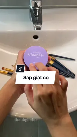 Sáp giặt cọ, sáp rửa cọ #makeup 