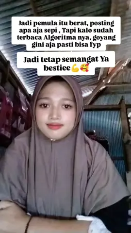 Jadi pemula itu berat, posting apa aja sepi, Tapi kalo sudah terbaca Algoritmanya, goyang gini aja pasti bisa fyp . Jadi tetap semangat ya bestiee💪🥰 #fypp #hiburan #motivasikontenkreatorpemula  #monetisasikonten #vidioreelsfyp          