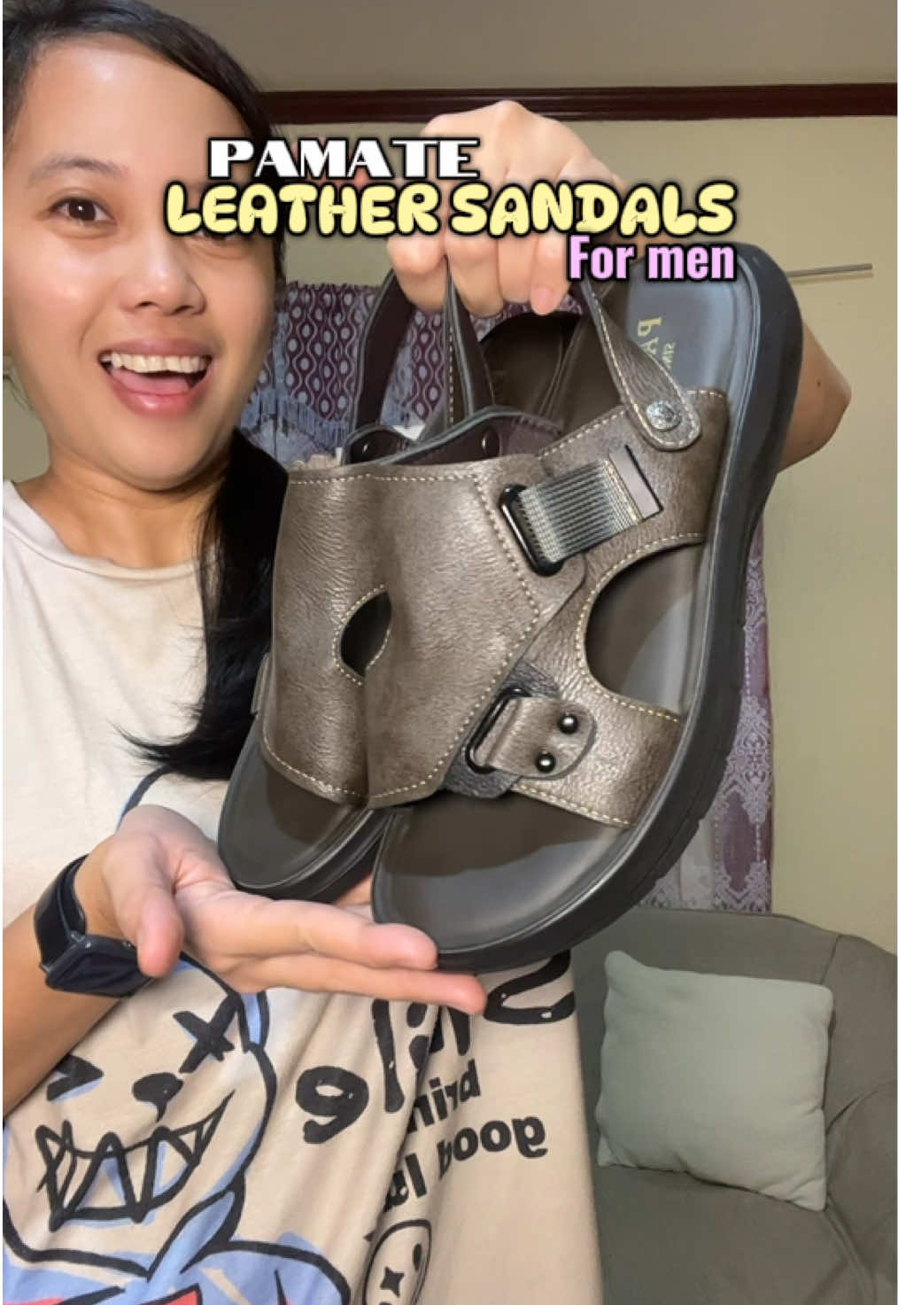 Leather Sandals for men. Grabe ang ganda ng quality nito! 🫢 tapos ang mura lang. #leathersandals #sandals #sandalsformen #leathersandalsformen #thicksolesandals 