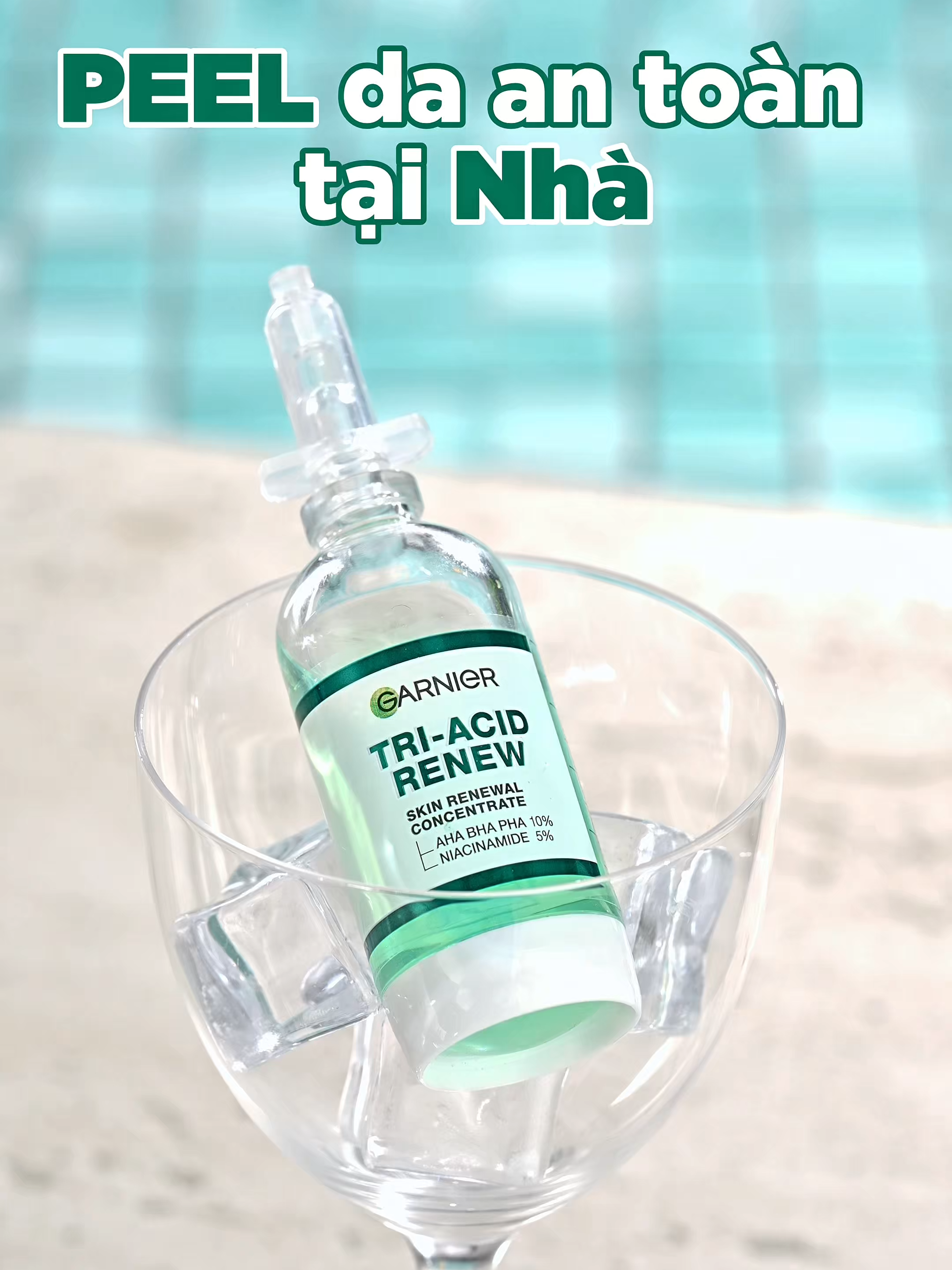 Serum Tri-Acid Renew thế hệ mới từ Garnier – bí quyết hỗ trợ peel da và tái tạo làn da mịn màng. Hiện đang được bán độc quyền tại TikTok Garnier, nhanh tay sở hữu ngay thôi! #serumpeelxanh #garniervn