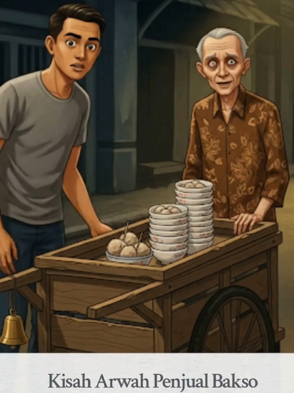 Nggak apa-apa deh, yang penting baksonya enak! Kira-kira, arwah penjual bakso ini pakai resep turun-temurun dari dunia lain, ya? 🤔 Siapa yang pernah ngalamin kejadian aneh pas lagi makan bakso? Komen di bawah! 👇  #ceritahantu #ceritahoror #fypシ゚ #serembanget #hantuviral 