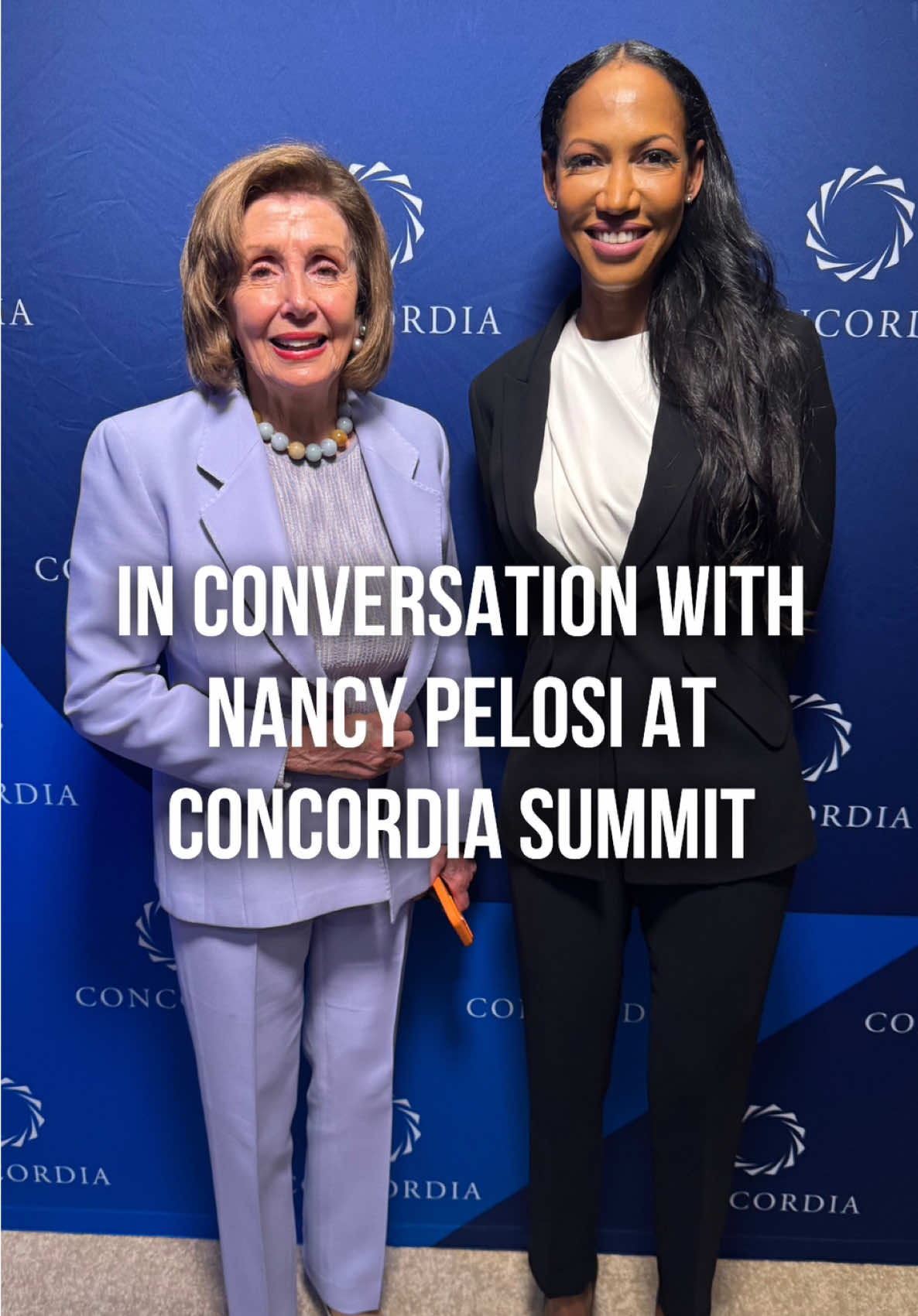 I remember when I was in training and the ACA passed. 👩🏽‍⚕️ It meant that children could stay on their parent’s plans until they were 26. 🧑‍🧑‍🧒‍🧒 It meant that those with preexisting medical conditions had affordable coverage. 🩺 It meant that women couldn’t be charged higher premiums because they were women. 🤰🏿 It meant that 20 million people who had no prior coverage were covered. 🏥 It meant that preventative care was expanded so you could catch severe conditions and save lives. ❤️‍🩹 @concordiasummit is an annual nonpartisan meeting where leaders from private and public sectors convene to tackle some of the most complex issues during @unitednations general assembly week. 🤝 🇺🇳 Thank you @speakerpelosi for this inspiring conversation about the future of healthcare and ways that private and public sector can work together to create meaningful change. 🙌🏾 Healthcare is a fundamental necessity and consider learning about how to protect your access to affordable care. 🙏🏽 #creatorsearchinsights #healthinformatics #concordiasummit #womenshealth   @Concordia 