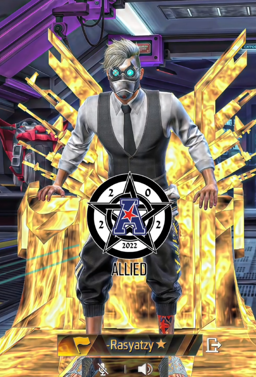 temani diriku se umur hidup ku🤪 #rasya #allied #alliedhigh #fyp #freefire_lover 