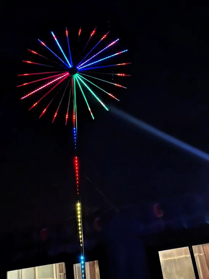 Đèn Led Pháo Hoa 3D Ngoài Trời#den #dentrangtri #denledtrangtri #denled #xuhuong 