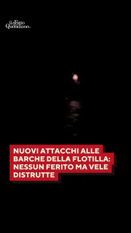 L’attacco è arrivato nella notte tra martedì e mercoledì. Ordigni assordanti, flash bang, si direbbe, magari grossi petardi, lanciati da piccoli droni verso le barche della Global Sumud Flotilla in navigazione in acque internazionali, a una ventina di miglia a sud della punta occidentale di Creta.  Li hanno indirizzati verso le vele, rendendole inservibili per almeno quattro barche delle oltre 40 in viaggio verso Gaza con aiuti umanitari. Su alcune hanno lanciato sostanze imprecisate, apparentemente urticanti. Nessun danno alle persone, certo non volevano uccidere né affondare le barche, ma non sono nemmeno soltanto colpi di avvertimento: vogliono ridurre le barche o almeno rallentarne la navigazione, magari per abbordarne soltanto un minor numero. #ilfattoquotidiano 