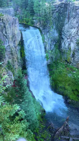 This trail has 8+ waterfalls in 5 miles! Tumalo falls loop, is an impressive hike! #Hiking #oregon #pnw #waterfalls #mountains 
