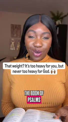 Sis, hear me: You were never designed to carry the weight of your worries, fears, and disappointments alone. Psalm 55:22 declares: “Give your burdens to the Lord, and he will take care of you. He will not permit the godly to slip and fall.” ‭‭Psalms‬ ‭55‬:‭22‬ ‭NLT‬‬ ✨ That means every sleepless night. ✨ Every “what if” you replay in your mind. ✨ Every disappointment you’re still holding on to. ✨ Every prayer request that feels too big for you. God is saying: “Give it to Me. Lay it down. I’ve got you.” #fyp #christiantiktok #faith #Jesus #verseoftheweek 