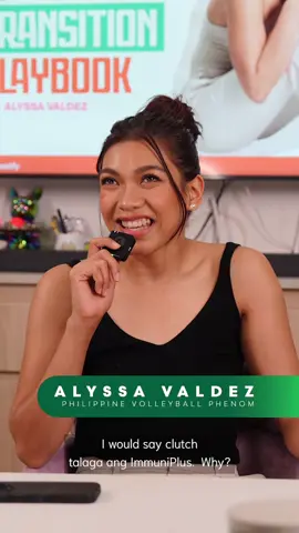 Ever wondered how @Alyssa Valdez gets through her busiest days? 💚 Listen to what she has to say. 🌿✨ 🍃 All-natural 💧 Ready-to-drink 🌿 Trusted by Alyssa Valdez RELIEVED. REFRESHED. RECOVERED. #ImmuniPlus #Immuniph #Immuni #AlyssaValdez #Wellness   