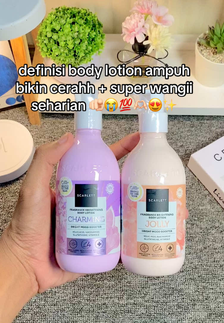 definisi body lotion yang rill ampuh bikin cerahh + wangii seharian berasa pake parfum🫵🏻😭💯🫶🏻😍✨ #bodylotionscarlett #scarlettwhitening #scarlett #bodylotioncharming #bodylotionjolly 