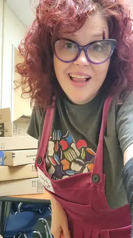 slowly working my way through my amazing #bookfairy donations #schoollibrarian #elementarylibrarian #librariansoftiktok #booktook