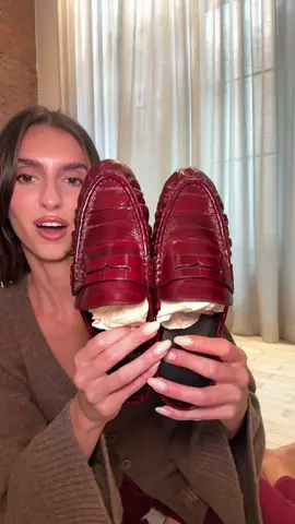 I think these might be my fav fall purchase yet #luxuryunboxing #fyp #yslloafers #fallshoehaul 