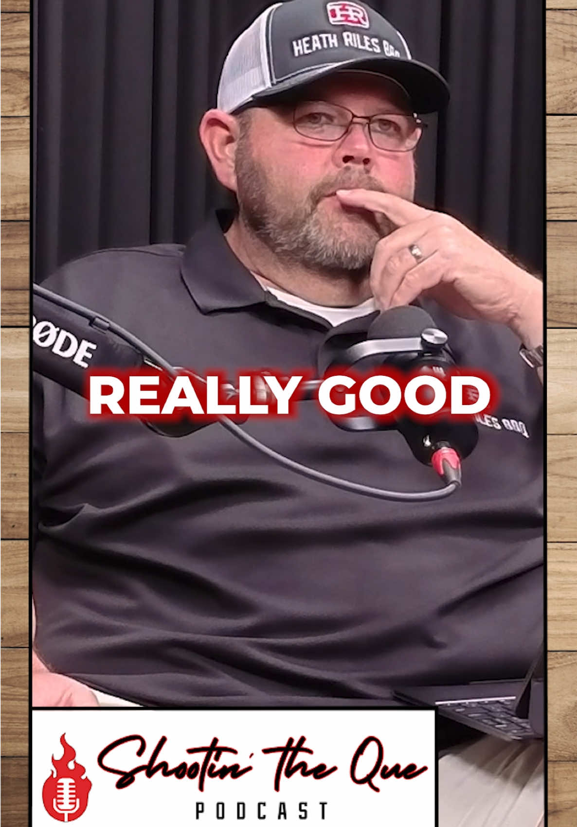 Last week I got to cook with @BBQWithBigJake, and on this Shootin’ the Que episode, Candace and I are talkin’ all about it. Jalapeño Popper Mac & Cheese and his Memphis in May Boudin Stuffed Shrimp… that’s some next-level grub right there. 🍤🔥🧀 Watch now (link in bio) Listen now (link in bio) #podcast #heathrilesbbq #bigjake #podcastclips #bbqtalk   