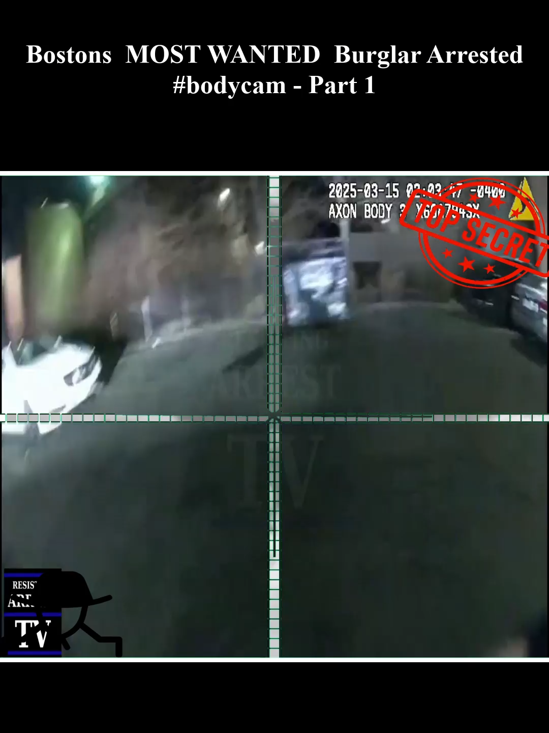 Boston's  MOST WANTED  Burglar Arrested   #bodycam