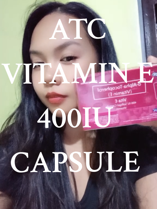 very effective talaga basta ATC Vitamin E 400 iu Softgel Capsule, 30 Capsule  FDA APPROVED. #fyp #400iuvitamin #affilliate #vitamins #viral 