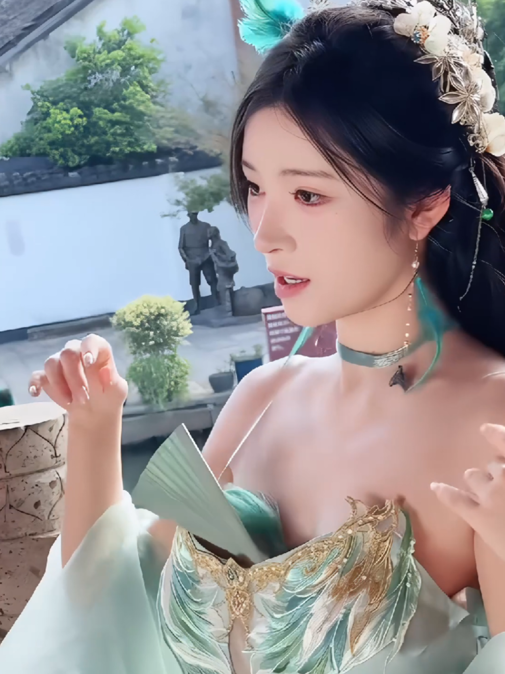 เสื้อคลุมเป็นความงามทางการแพทย์ที่ดีที่สุดของผู้หญิงเสื้อผ้าจีนโบราณคือการตกแต่งที่ดีที่สุดของผู้หญิง#บัง ฮัน #ฮันเสื้อผ้า #hanfu汉服 #น่ารักเกิ๊นนน #ความงามจีน 