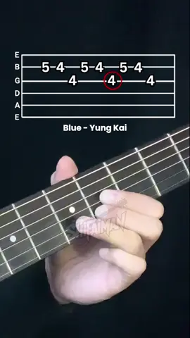 Blue - Yung Kai | TAB (PDF) Link In Bio #guitartabs #guitartutorial 