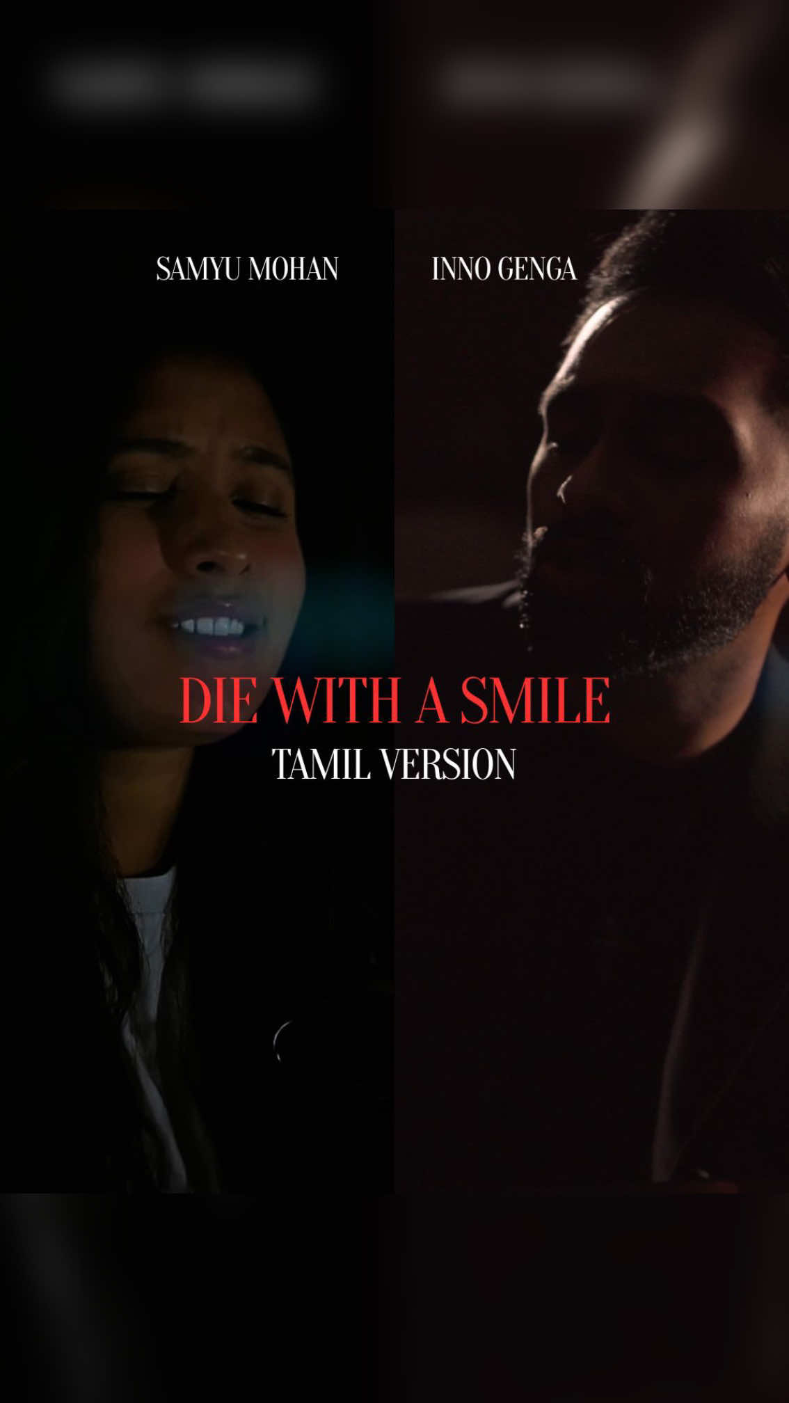 Die With A Smile (Tamil Version) 🌹 We hope you all enjoy our rendition of this soulful track ❤️  Leave your comments and cover suggestions below ⬇️   🎵: @innogenga 🖊️: @Samyu Mohan  📹: @pixelsbytrev  #tamil #tamilsong #fyp #cover #trending 
