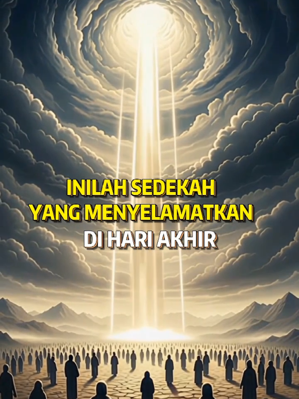 Kisah ini mengingatkan kita, jangan pernah meremehkan kebaikan sekecil apa pun. Mungkin sebuah sedekah yang kita anggap kecil, di sisi Allah justru menjadi penyelamat di hari yang tiada pertolongan selain dari-Nya. #kisahislami #kisahinsfiratif #sedekah #amalan #bismillahfyp #hariakhir #padangmasyar #fyp 