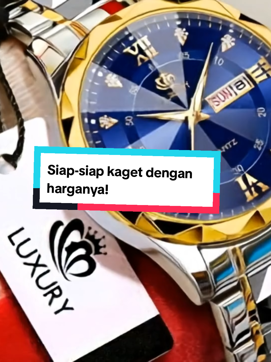 Luxury dengan desain kece, warna elegan, cocok dipakai ke kampus, kantor, atau nongkrong bareng teman. #jamluxury #jammewah #tampilkeren 